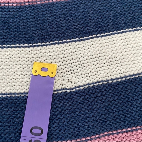 Eddie Bauer Knit Striped 3/4 Sleeves Women Sweater - Picture 10 of 11